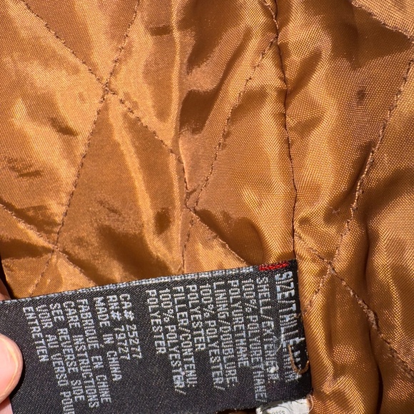 Whispering Smith Vintage Moto Faux-Leather Striped Jacket - Medium ✨ - Picture 8 of 8